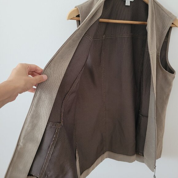 Vintage Conrad Made in Canada Women's Vest-Size 12 - Picture 7 of 8